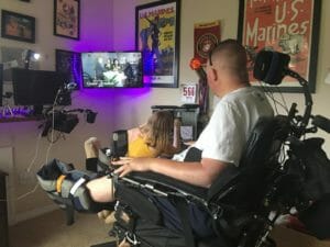 Quadriplegic PC Computer Setup Gaming Workstation